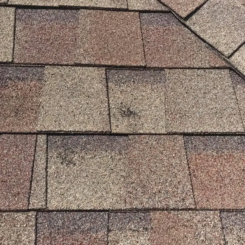 Close-up of brown asphalt shingles, C&A Roofing & Construction