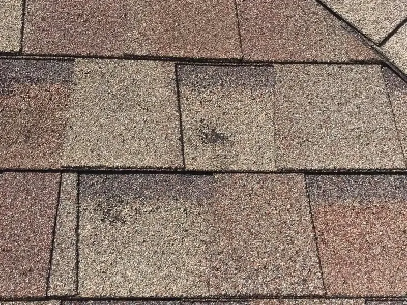 Close-up of brown asphalt shingles, C&A Roofing & Construction